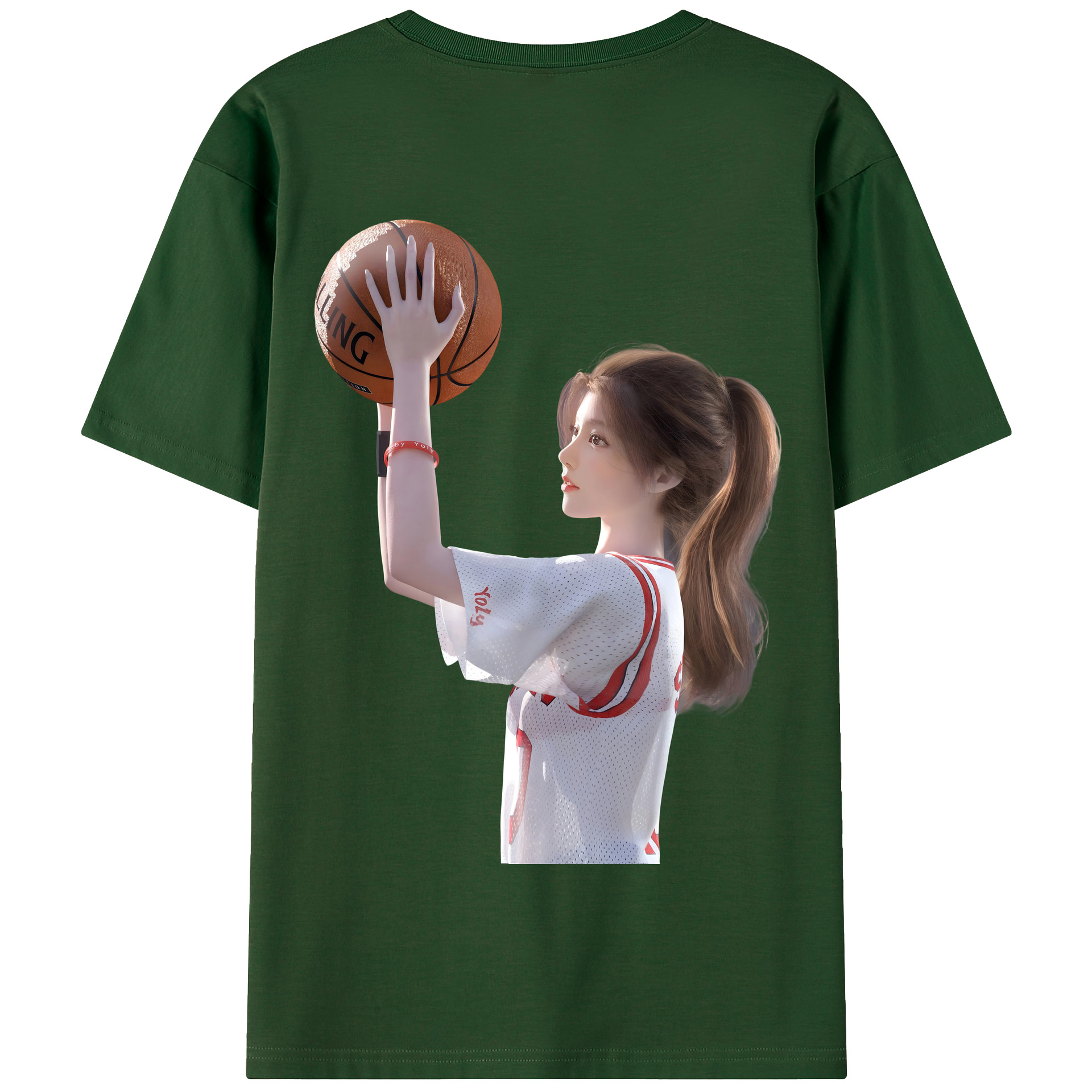 SLAM DUNK／スラムダンク 綿100％半袖Tシャツ（背面プリント）
